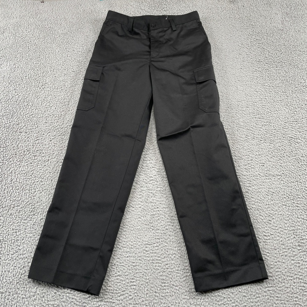 Edwards Cargo Pants Mens 30x30 Black 2538-010 Poly Cotton Woven Workwear Utility
